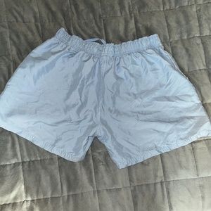 Light blue shorts